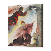 Salvador Dali's 'Annunciation of the Angel Gabriel' painting reproduced as a gallery-wrapped canvas print