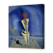 Salvador Dali's 'Apparatus and Hand' painting reproduced as a gallery-wrapped canvas print