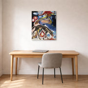 Gallery-wrapped canvas print of Salvador Dali's Argos displayed on a wall in a office