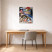Unframed poster print of Salvador Dali's Argos displayed on a wall in a office