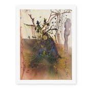 Salvador Dali's 'Automne' painting reproduced as a rolled canvas print