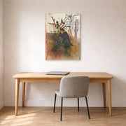 Gallery-wrapped canvas print of Salvador Dali's Automne displayed on a wall in a office