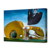 Salvador Dali's 'Birth of Liquid Desires' painting reproduced as a gallery-wrapped canvas print