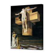Salvador Dali's 'Crucifixion' painting reproduced as a gallery-wrapped canvas print