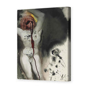 Salvador Dali's 'David and Goliath' painting reproduced as a gallery-wrapped canvas print