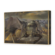 Salvador Dali's 'Endless Enigma' painting reproduced as a gallery-wrapped canvas print