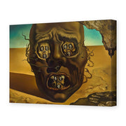Salvador Dali's 'Face of War' painting reproduced as a gallery-wrapped canvas print