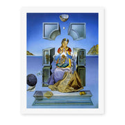 Salvador Dali's 'Gala, his wife, as Madona' painting reproduced as a rolled canvas print