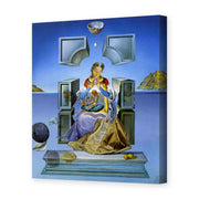 Salvador Dali's 'Gala, his wife, as Madona' painting reproduced as a gallery-wrapped canvas print