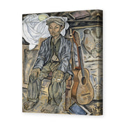 Salvador Dali's 'Gypsy From Figueres' painting reproduced as a gallery-wrapped canvas print