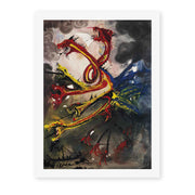 Salvador Dali's 'Hydres' painting reproduced as a rolled canvas print