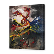 Salvador Dali's 'Hydres' painting reproduced as a gallery-wrapped canvas print