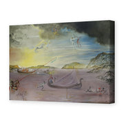 Salvador Dali's 'Las Galas of Port Lligat' painting reproduced as a gallery-wrapped canvas print