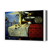 Salvador Dali's 'Living Still Life' painting reproduced as a gallery-wrapped canvas print