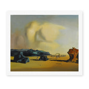 Salvador Dali's 'Moment De Transition' painting reproduced as a rolled canvas print