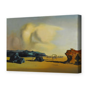 Salvador Dali's 'Moment De Transition' painting reproduced as a gallery-wrapped canvas print