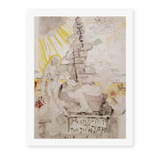 Salvador Dali's 'Monument to the Ideal Doctor' painting reproduced as a rolled canvas print