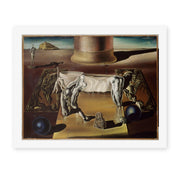 Salvador Dali's 'Paranoiac Woman' painting reproduced as a rolled canvas print