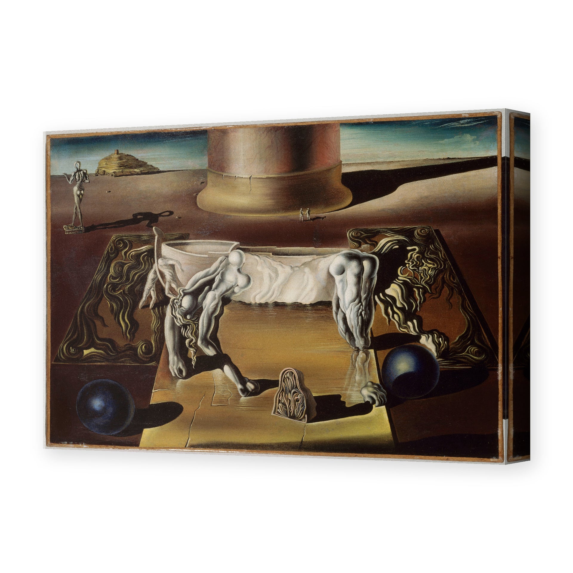 Salvador Dali's 'Paranoiac Woman' painting reproduced as a gallery-wrapped canvas print