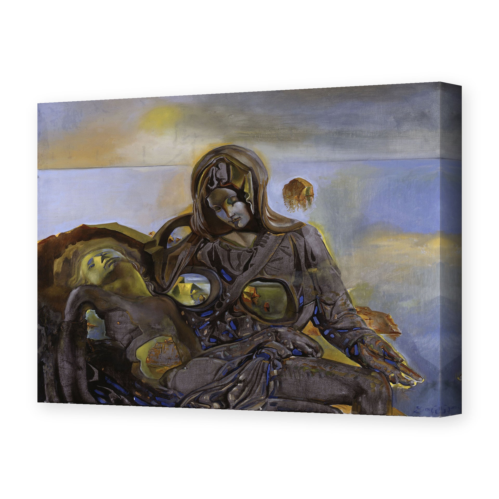Salvador Dali's 'Pieta' painting reproduced as a gallery-wrapped canvas print