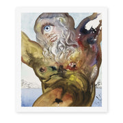 Salvador Dali's 'Polypheme' painting reproduced as a rolled canvas print