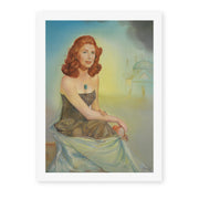 Salvador Dali's 'Portrait of Eunice Gardiner' painting reproduced as a rolled canvas print