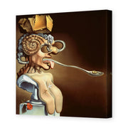Salvador Dali's 'Portrait of Picasso' painting reproduced as a gallery-wrapped canvas print