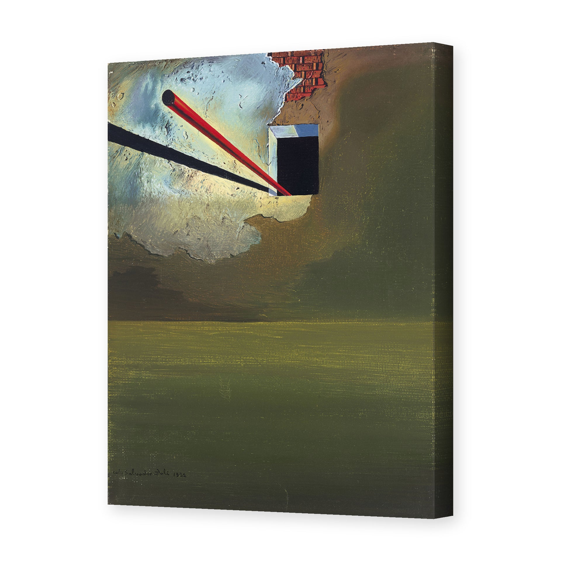 Salvador Dali's 'Sans Titre' painting reproduced as a gallery-wrapped canvas print