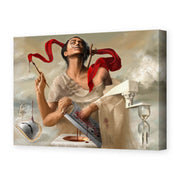 Salvador Dali's 'Self Portrait' painting reproduced as a gallery-wrapped canvas print