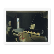 Salvador Dali's 'Six Images of Lenin on a Piano' painting reproduced as a rolled canvas print