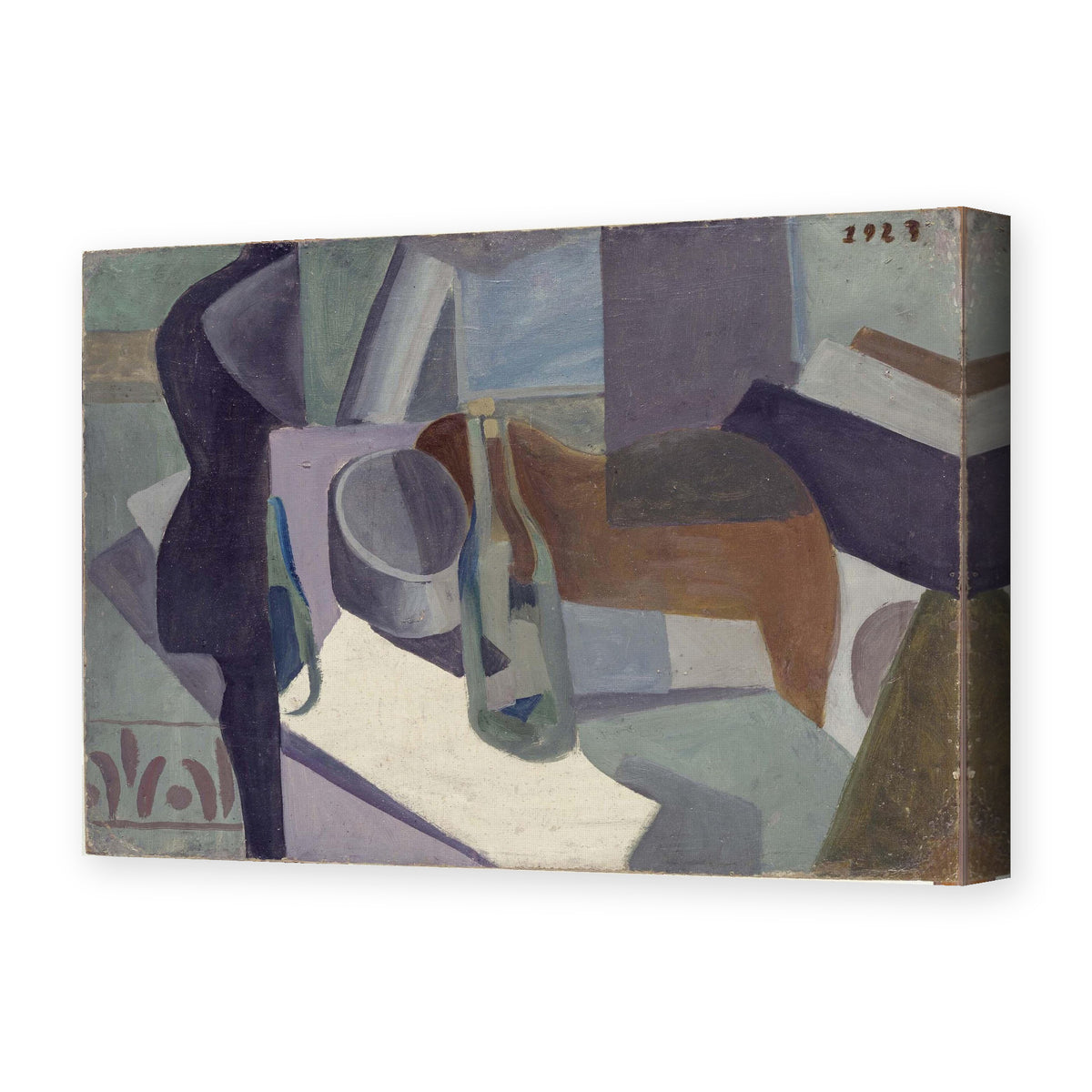 Salvador Dali's 'Still Life 1923' painting reproduced as a gallery-wrapped canvas print