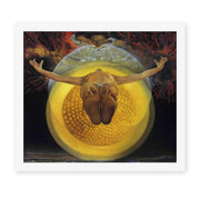 Salvador Dali's 'Ascension of Christ' painting reproduced as a rolled canvas print