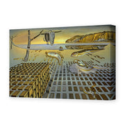 Salvador Dali's 'The Disintegration of the Persistence of Memory' painting reproduced as a gallery-wrapped canvas print