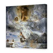 Salvador Dali's 'Ecumenical Council' painting reproduced as a gallery-wrapped canvas print