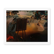 Salvador Dali's 'Great Paranoiac' painting reproduced as a rolled canvas print