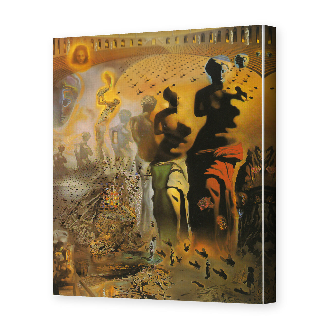Salvador Dali's 'The Hallucinogenic Toreador' painting reproduced as a gallery-wrapped canvas print
