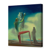 Salvador Dali's 'Knight of Death' painting reproduced as a gallery-wrapped canvas print