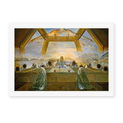 Salvador Dali's 'Sacrament of the Last Supper' painting reproduced as a rolled canvas print