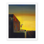 Salvador Dali's 'The Secret of the Hanging Egg' painting reproduced as a rolled canvas print