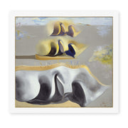 Salvador Dali's 'Three Glorious Enigmas of Gala' painting reproduced as a rolled canvas print