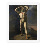 Theodore Gericault - Academia Masculina - Male Academy - Theodore Gericault Academia Masculina Male Academy canvas print hero