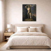 Theodore Gericault - Academia Masculina - Male Academy - Theodore Gericault Academia Masculina Male Academy gallery wrap lifestyle bedroom