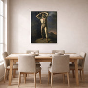 Theodore Gericault - Academia Masculina - Male Academy - Theodore Gericault Academia Masculina Male Academy gallery wrap lifestyle dining