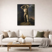 Theodore Gericault - Academia Masculina - Male Academy - Theodore Gericault Academia Masculina Male Academy gallery wrap lifestyle living room 2