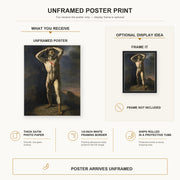 Theodore Gericault - Academia Masculina - Male Academy - Theodore Gericault Academia Masculina Male Academy poster print combined product and display infographic