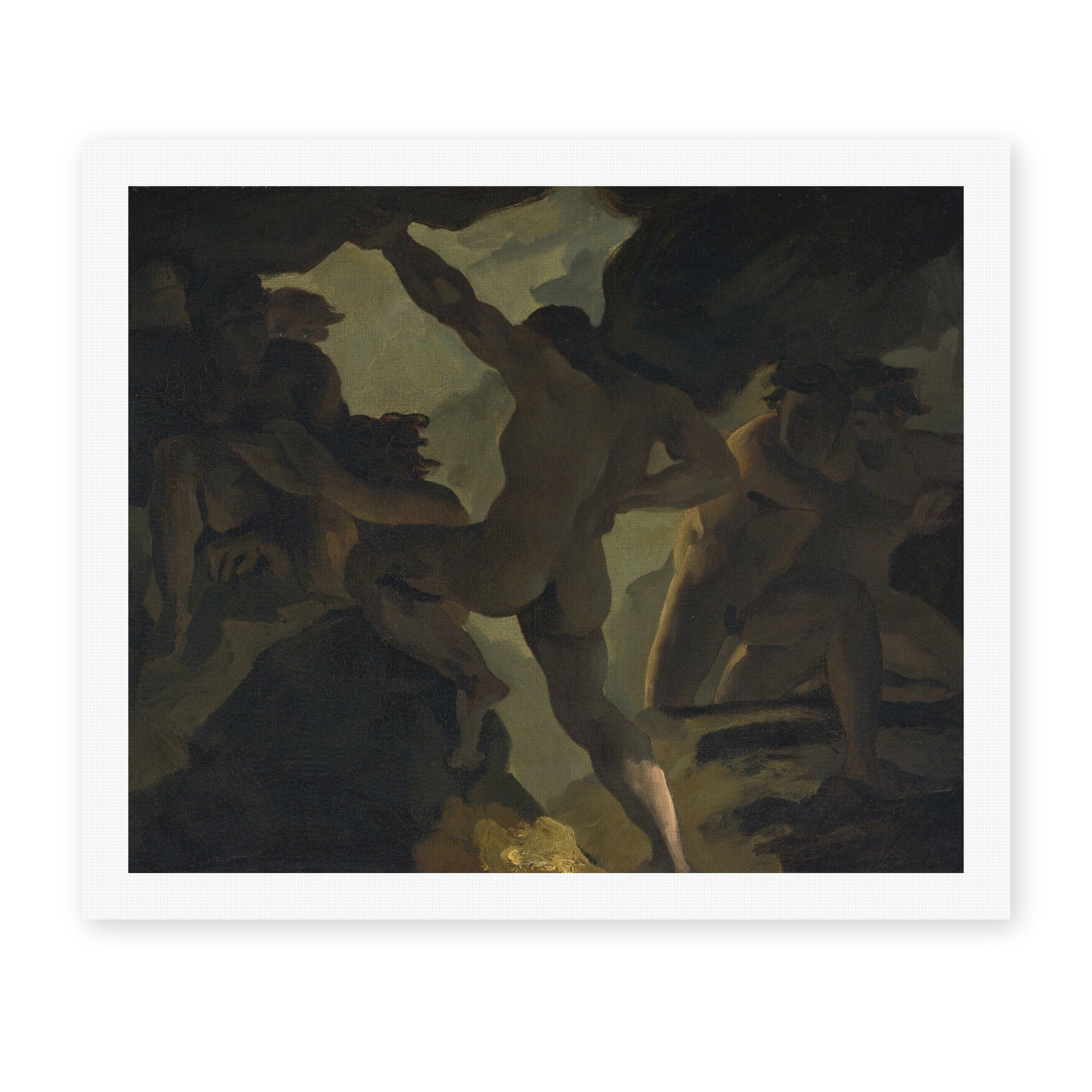 Theodore Gericault - Episode De La Guerre Des Titans - canvas print hero