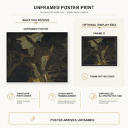 Theodore Gericault - Episode De La Guerre Des Titans - poster print combined product and display infographic