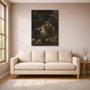 Theodore Gericault - Le Sommeil Des Paysans - gallery wrap lifestyle living room 1