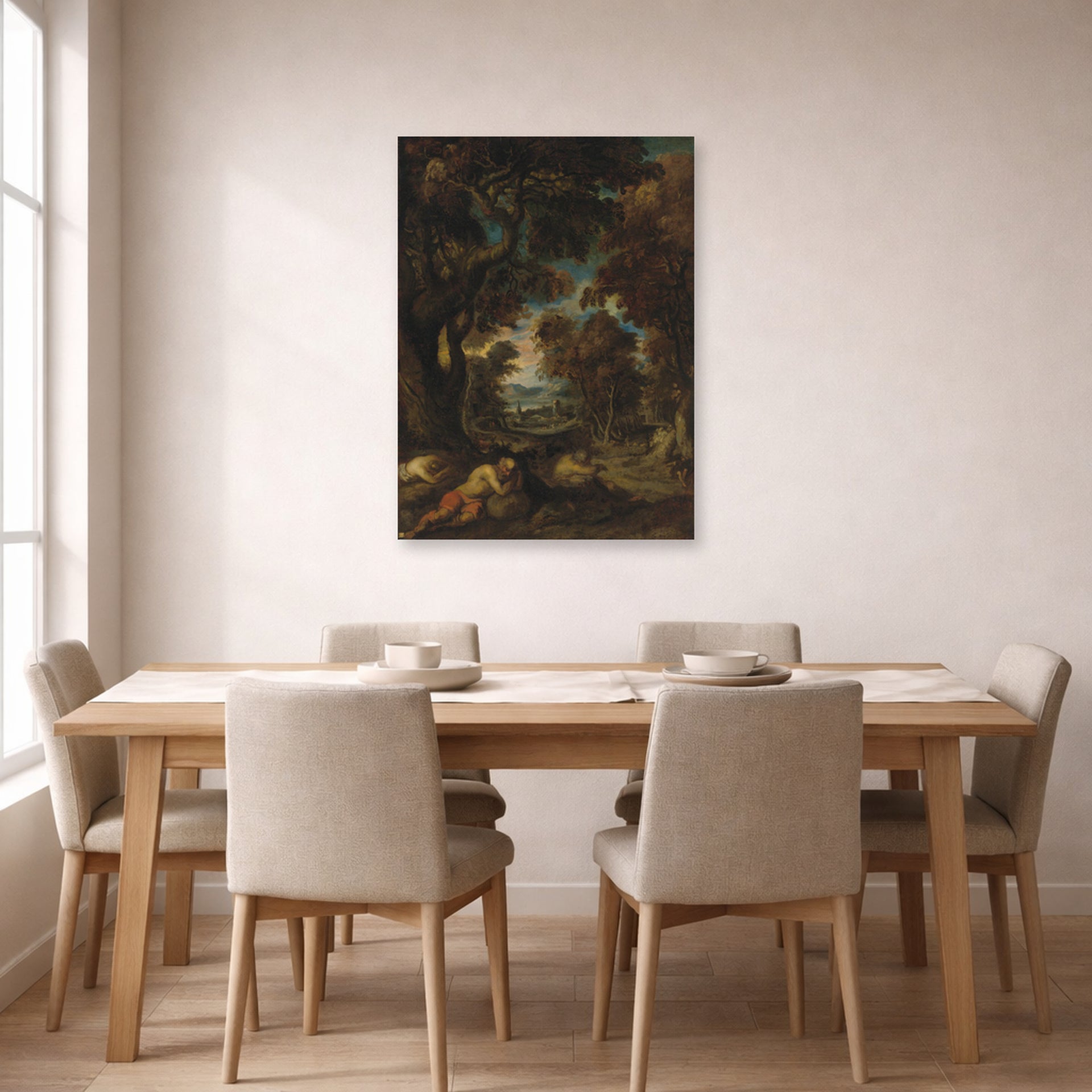 Theodore Gericault - Le Sommeil Des Paysans - poster print lifestyle dining unframed