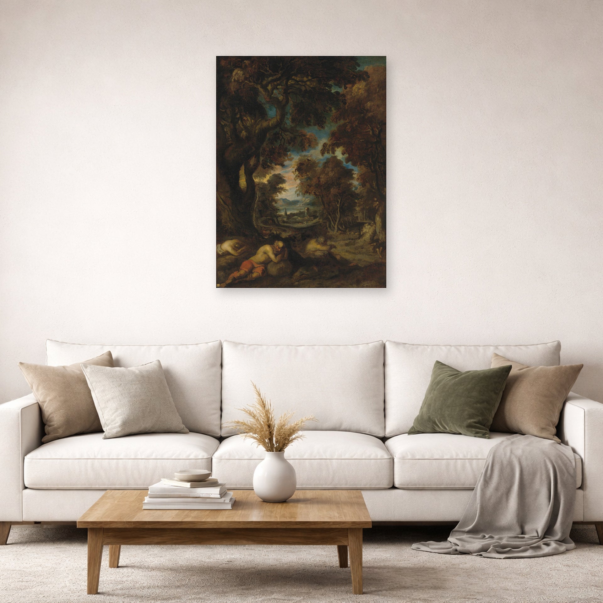 Theodore Gericault - Le Sommeil Des Paysans - poster print lifestyle living room 2 unframed